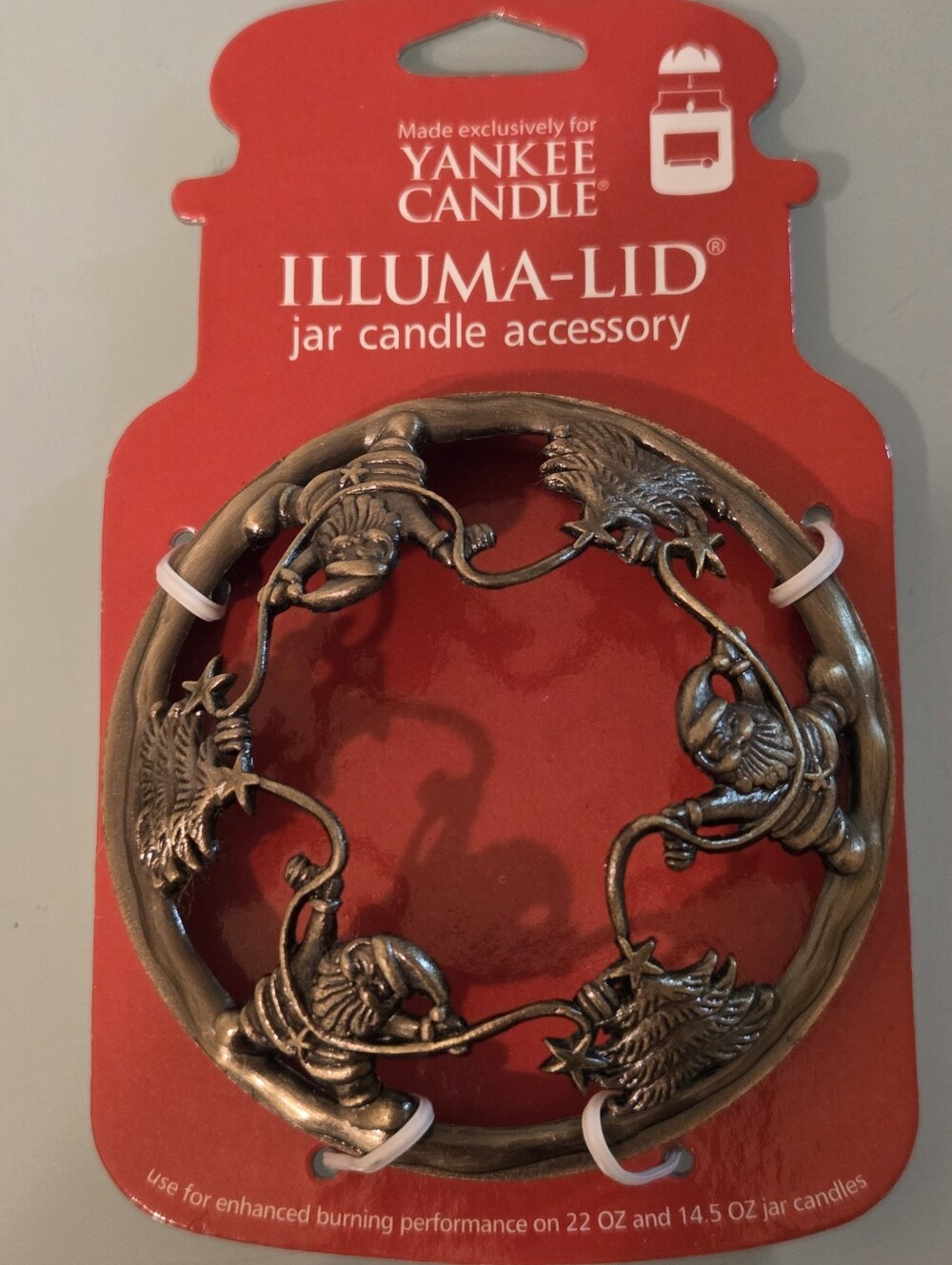 Yankee Candle Illuma-Lid Jar Candle Accessory Christmas Design